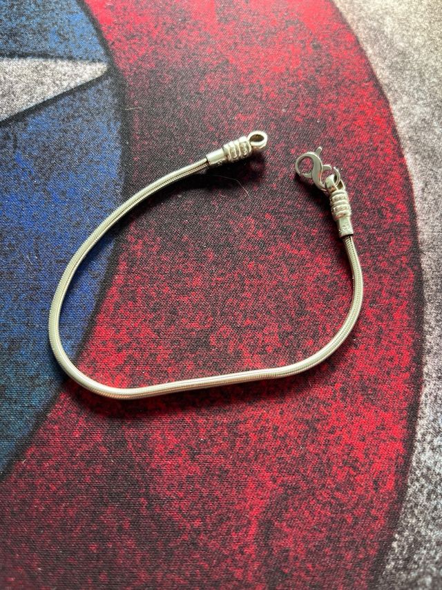 Pulsera plata 925 cola ratón