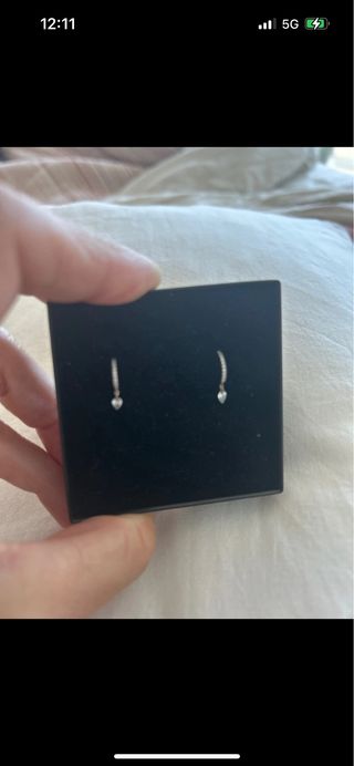 Pendientes Aristocrazy oro blanco con diamantes 