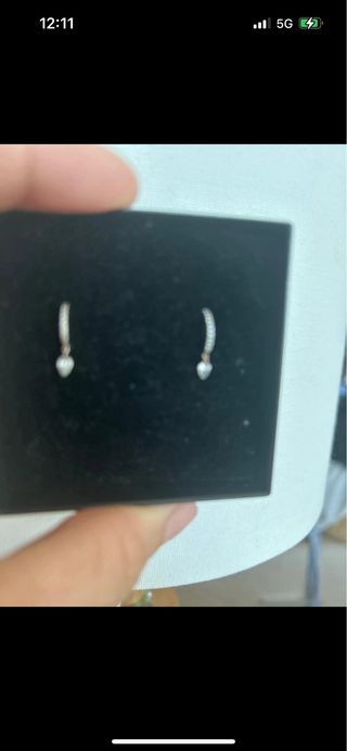 Pendientes Aristocrazy oro blanco con diamantes 