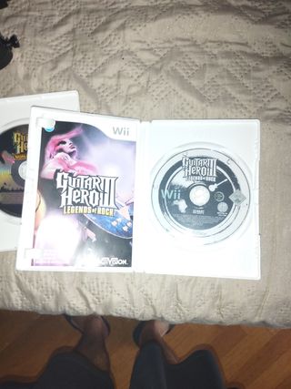 Guitarra Guitar Hero Wii + 2 juegos