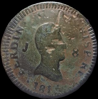 8 Maravedís 1816 Fernando VII