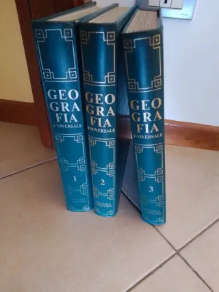 Geografia Universale Rizzoli Larousse ed.1965 3 vo