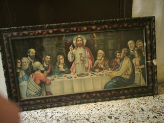 Cuadro Última Cena antiguo
