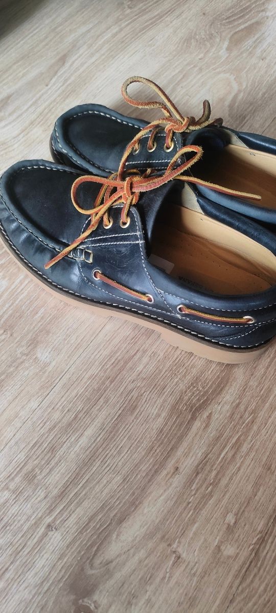 Náuticos escolares piel azul marino nº 42