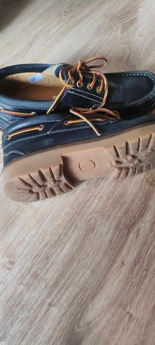 Náuticos escolares piel azul marino nº 42