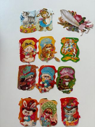 Cromos antiguos años 80:  alrededor de 80unidades