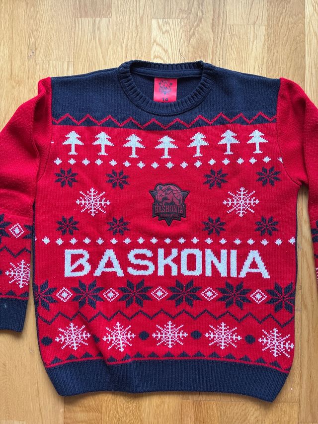 Jersey Baskonia Navidad Talla 14