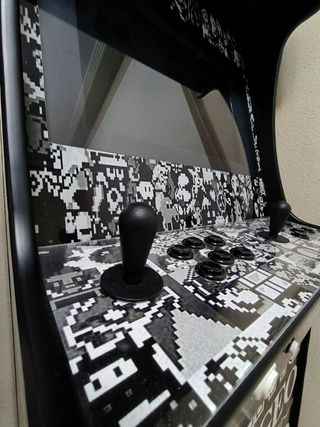 Máquina Arcade Retro hecha a mano.