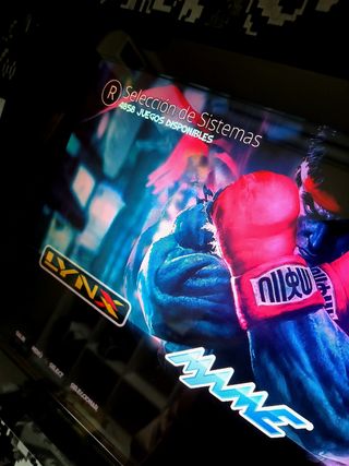 Máquina Arcade Retro hecha a mano.