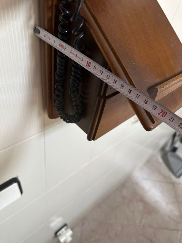 Teléfono vintage madera - Retro