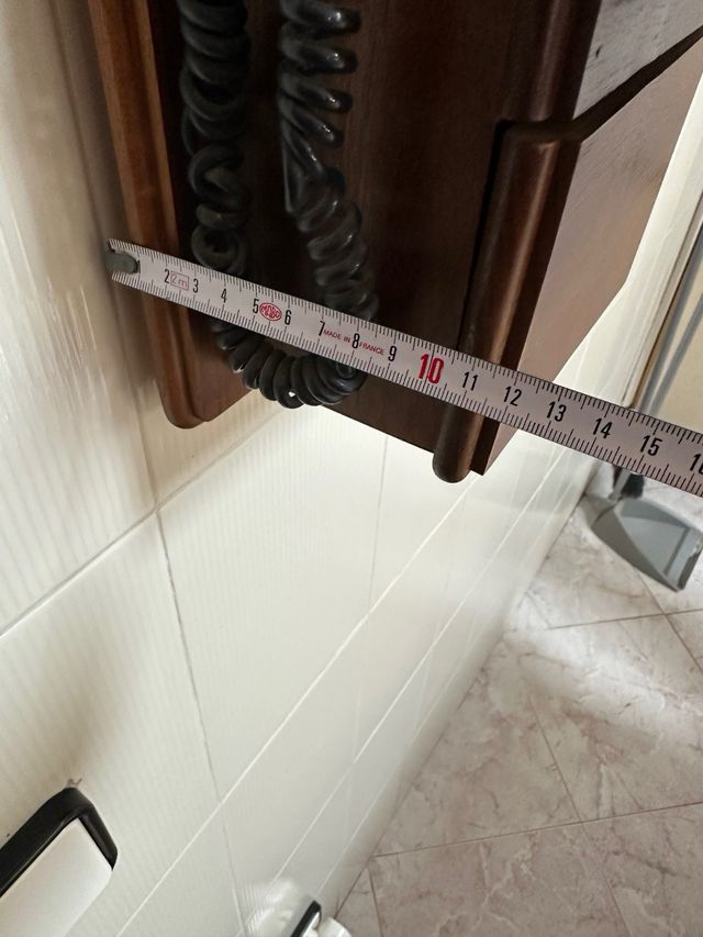 Teléfono vintage madera - Retro