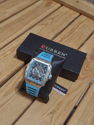 Reloj CURREN azul y plata