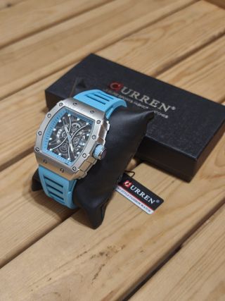 Reloj CURREN azul y plata