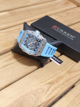 Reloj CURREN azul y plata