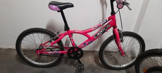 Bicicleta Orbea B&G 20" rosa. Roundtech Tubing.