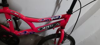 Bicicleta Orbea B&G 20" rosa. Roundtech Tubing.