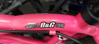 Bicicleta Orbea B&G 20" rosa. Roundtech Tubing.