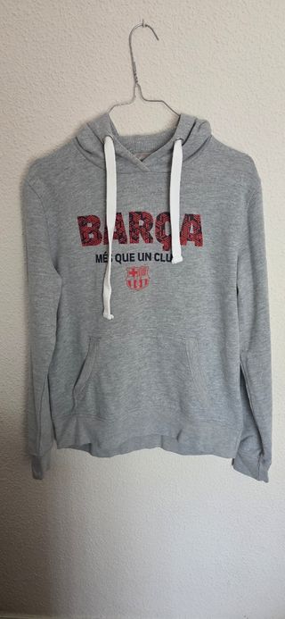 Sudadera Barça XS - Gris