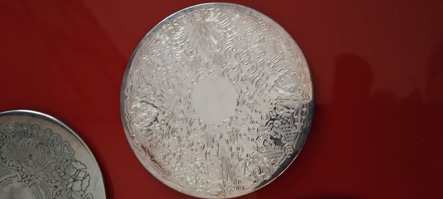 Sottobicchieri vintage argentati