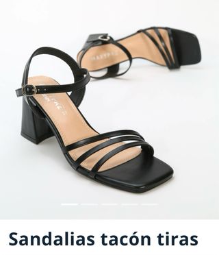 zapatos de tacón negros