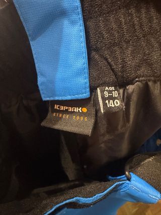 Pantalones esquí niño ICEPEAK talla 140