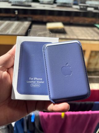 Portafoglio iPhone Apple MagSafe Blu