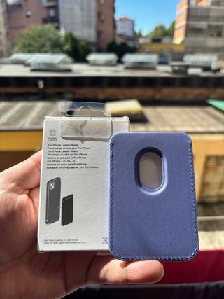 Portafoglio iPhone Apple MagSafe Blu
