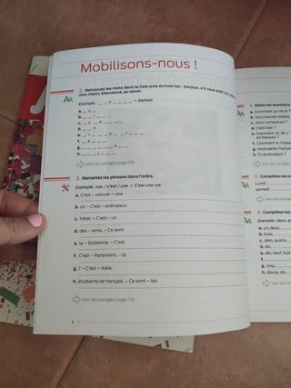 Mobile A1 - Cahier d'entrainement +methodebde fran
