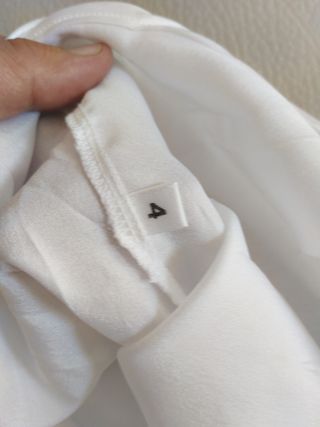 Camicia notte seta bianca