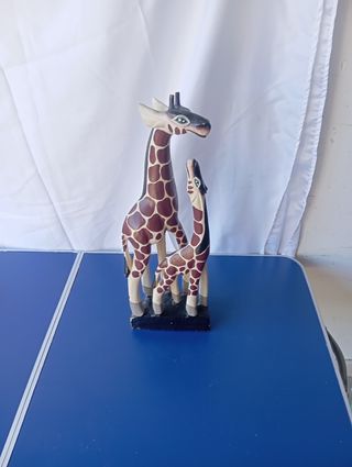 Sculture giraffe legno 50cm
