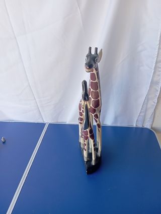 Sculture giraffe legno 50cm