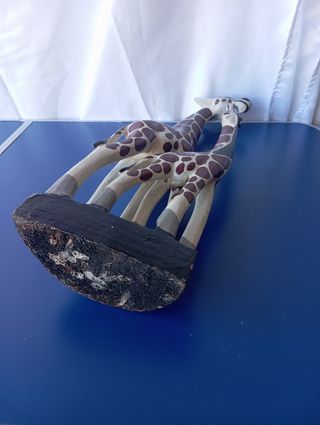 Sculture giraffe legno 50cm