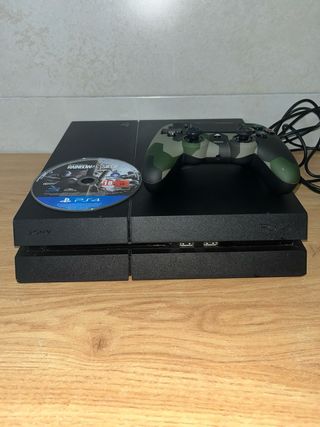 PS4 + mando camuflaje + Rainbow Six