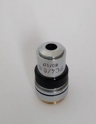 Objetivo microscopio 4x Plan
