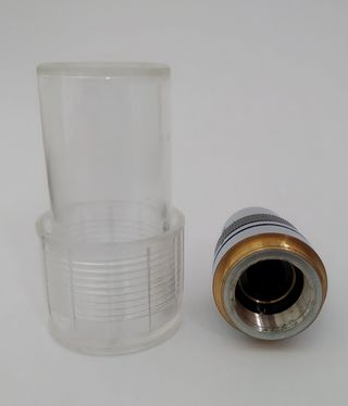 Objetivo microscopio 4x Plan