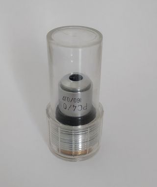 Objetivo microscopio 4x Plan