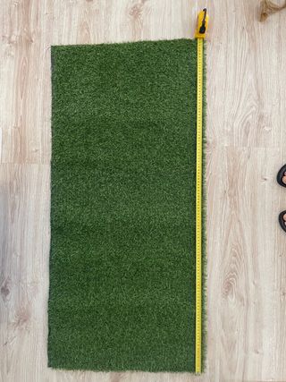 Alfombra retales de césped artificial realista