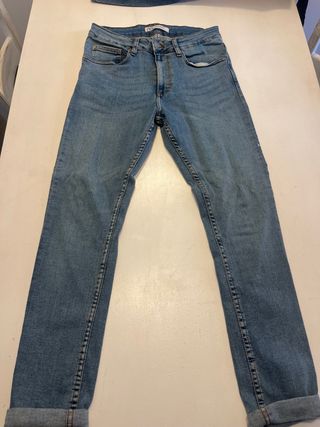 Vaqueros Zara - Azul - Talla 38