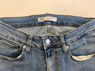 Vaqueros Zara - Azul - Talla 38