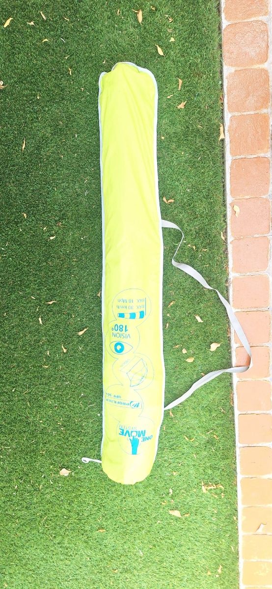 Parasol playa Tribord niño - Azul/Amarillo