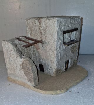 Casita portal belén 16x13x13cm