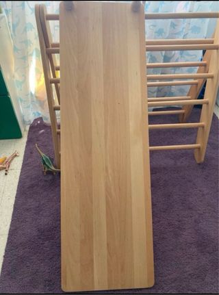 Pikler Triangle de madera + rampa reversible