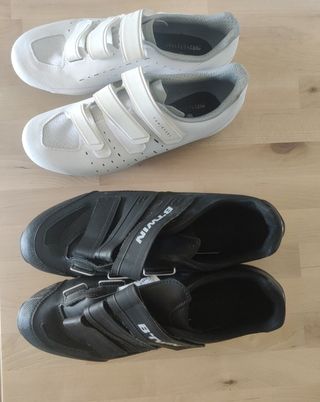 Zapatillas ciclismo Van Rysel & Btwin  17€ las 2