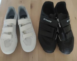 Zapatillas ciclismo Van Rysel & Btwin  17€ las 2