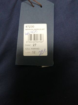 Bermudas Hombre XXL - Azul Marino