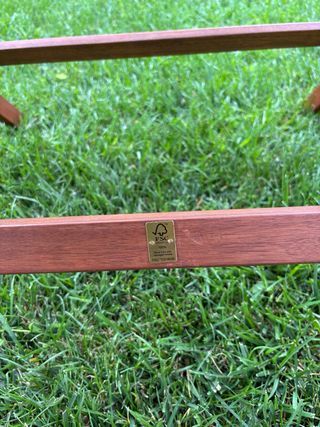 Mesa plegable madera marrón