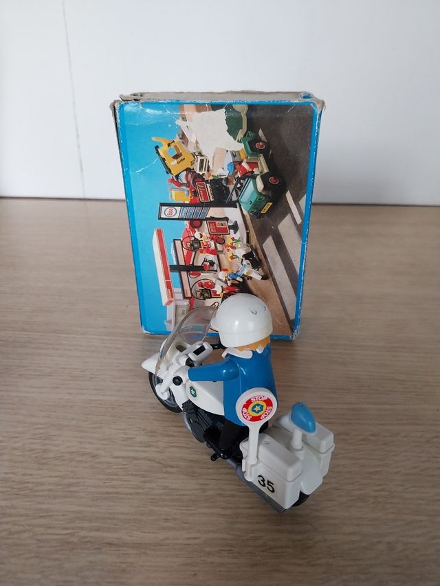 Playmobil 3564 Moto Policía antigua