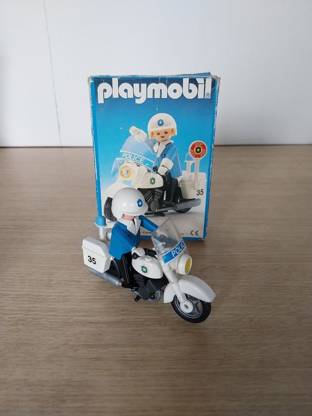 Playmobil 3564 Moto Policía antigua