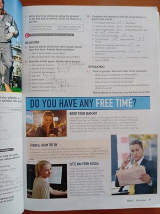OUTCOMES 
Libro de ingles y workbook.
