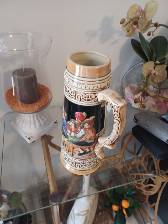 Jarra cerveza alemana antigua